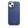 iCarer CE Premium Leather Folio Case skórzane etui z magnetyczną klapką do iPhone 14 Plus, MagSafe, niebieskie (WMI14220715-BU)