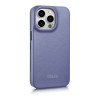 iCarer CE Premium Leather Folio Case skórzane etui do Apple iPhone 14 Pro Max, MagSafe, jasnofioletowe (ICR419)