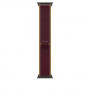 Apple Trail Loop pasek do smartwatcha 49 mm, burgundowy, M/L, wykończenie z czarnego tytanu, MKA94ZM/A