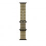 Apple Ocean Band pasek do smartwatcha 49 mm, półprzezroczysta zieleń trawy morskiej, wykończenie z czarnego tytanu, MKAV4ZM/A