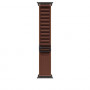 Apple Alpine Loop pasek do smartwatcha 49 mm, burgundowy, rozmiar duży, wykończenie z czarnego tytanu, MKF24ZM/A