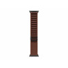 Apple Alpine Loop pasek do smartwatcha 49 mm, burgundowy, rozmiar duży, wykończenie z czarnego tytanu, MKF24ZM/A