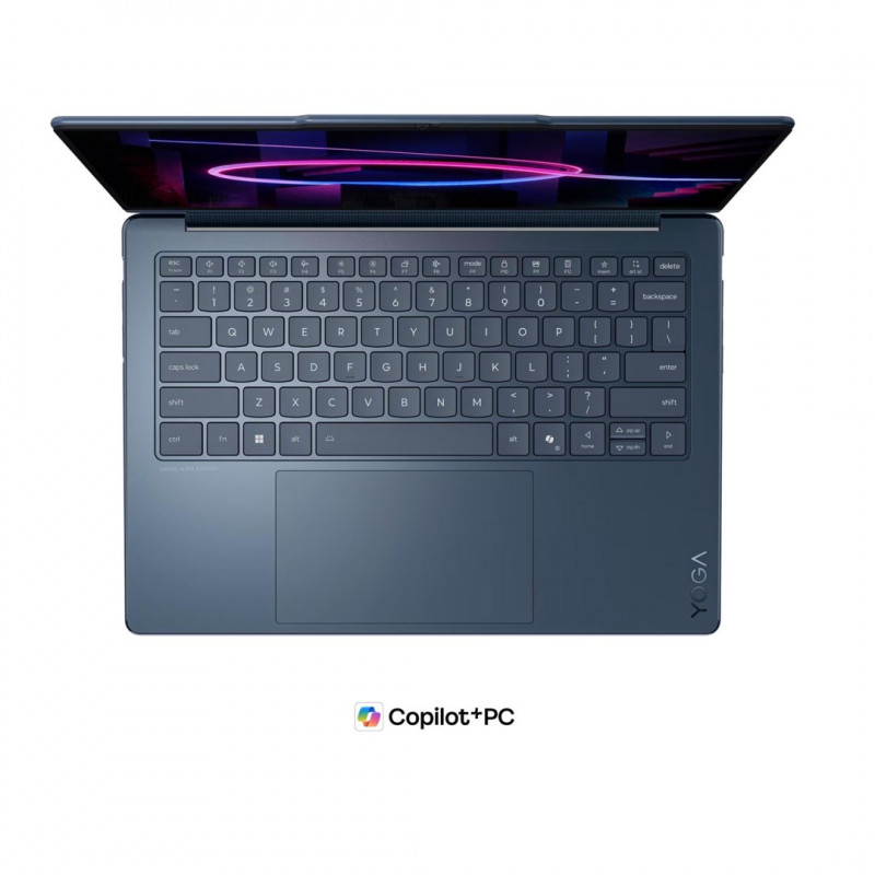 Lenovo Yoga 9i 2-in-1 Aura Edition 14IPH11 83SE001XPB laptop, 14" 2,8K OLED ekran dotykowy, Intel Core Ultra 7 355, 32 GB RAM, SSD 512 GB, niebieski