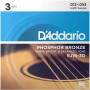 Daddario D'Addario EJ16 struny do gitary akustycznej, 12-53