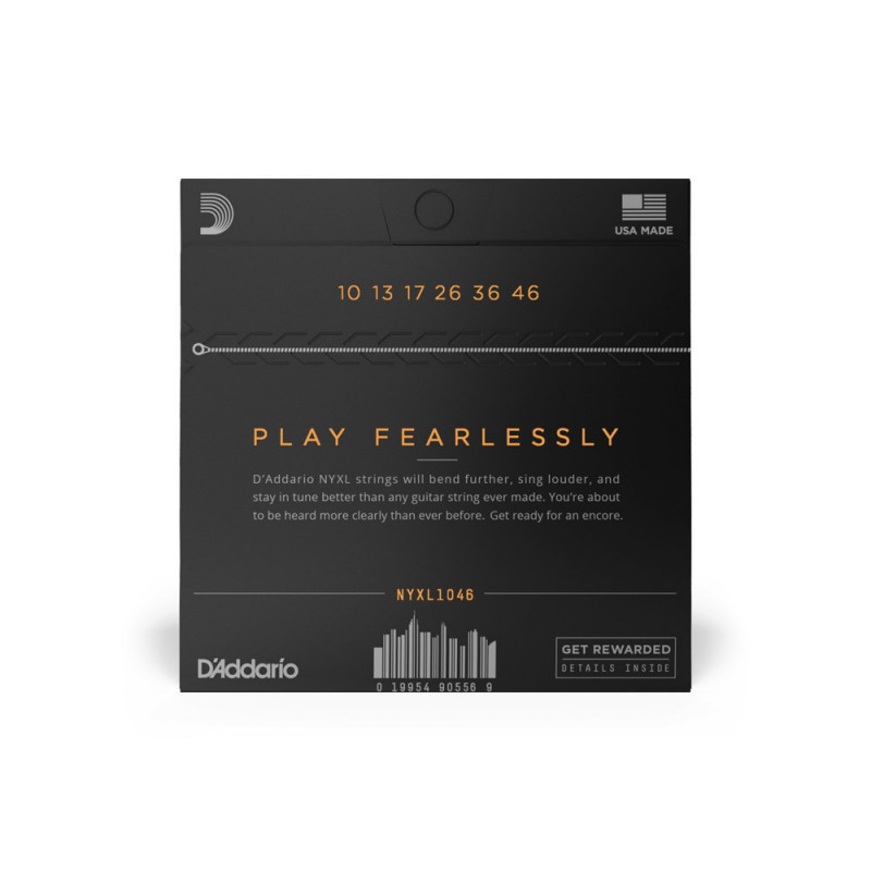 Daddario D'Addario NYXL1046 struny do gitary elektrycznej, 10–46