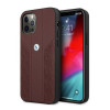 BMW BMHCP12LRSPPR Curve Perforate skórzane etui typu hardcase do Apple iPhone 12 Pro Max, czerwone