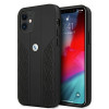 BMW BMHCP12SRSPPK Curve Perforate skórzane etui typu hardcase do Apple iPhone 12 mini, czarne