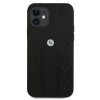 BMW BMHCP12SRSPPK Curve Perforate skórzane etui typu hardcase do Apple iPhone 12 mini, czarne