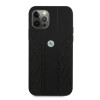 BMW BMHCP12MRSPPK Curve Perforate skórzane etui typu hardcase do Apple iPhone 12 / 12 Pro, czarne