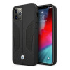 BMW BMHCP12LRSCSK Perforate Sides skórzane etui typu hardcase do Apple iPhone 12 Pro Max, czarne