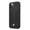 BMW BMHCP12LRSCSK Perforate Sides skórzane etui typu hardcase do Apple iPhone 12 Pro Max, czarne