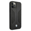 BMW BMHCP12LRSCSK Perforate Sides skórzane etui typu hardcase do Apple iPhone 12 Pro Max, czarne