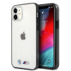 BMW BMHCP12SMBTOK Sandblast sztywne etui do Apple iPhone 12 mini, przezroczyste