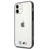 BMW BMHCP12SMBTOK Sandblast sztywne etui do Apple iPhone 12 mini, przezroczyste