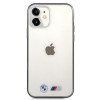 BMW BMHCP12SMBTOK Sandblast sztywne etui do Apple iPhone 12 mini, przezroczyste