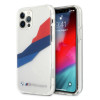 BMW BMHCP12LSKTGT Motorsport Tricolor sztywne etui do Apple iPhone 12 Pro Max, przezroczyste