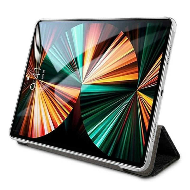 Guess GUIC12G4GFGR 4G Collection etui typu book do Apple iPad Pro 12.9 2021, szare