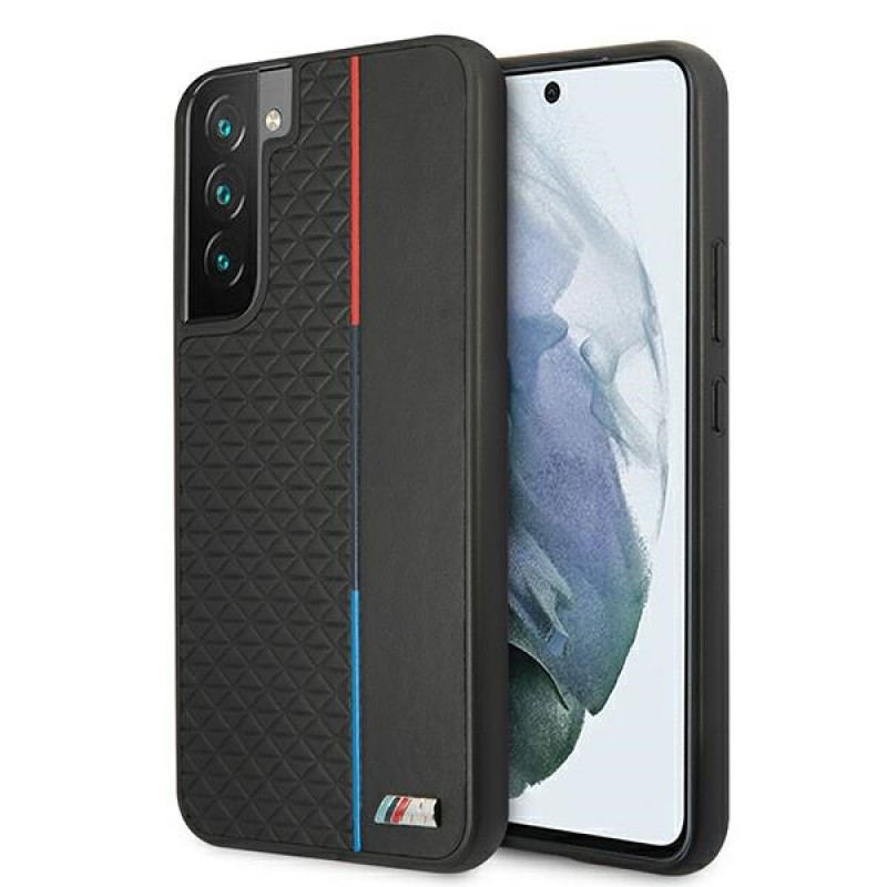BMW BMHCS22MTRTBK etui hardcase do Samsung Galaxy S22+, M Collection Triangles, czarne