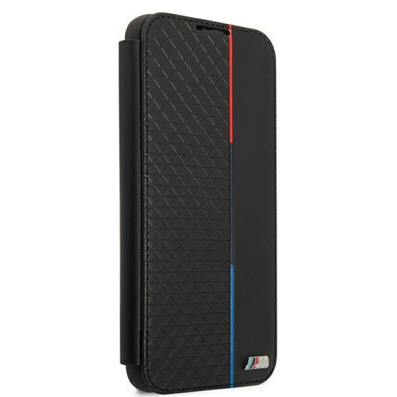 BMW BMBKS22MTRTBK etui typu book do Samsung Galaxy S22+, M Collection Triangles, czarne