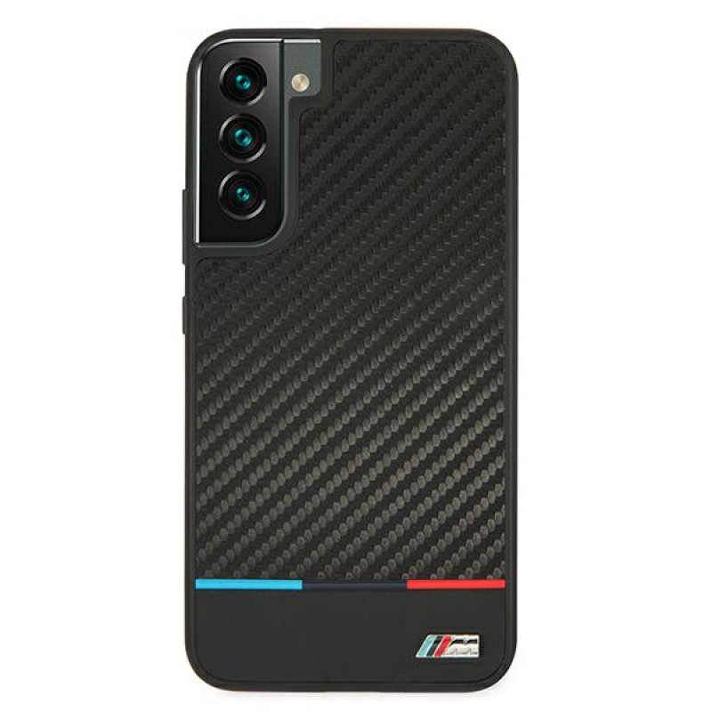 BMW BMHCS22MPUCARTCBK etui hardcase do Samsung Galaxy S22+, M Collection Triangles, czarne