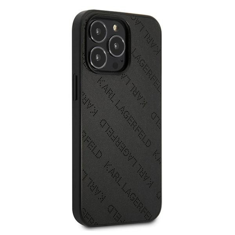 Karl Lagerfeld KLHCP13LPTLK etui hardcase do Apple iPhone 13 Pro, Perforated Allover, czarne