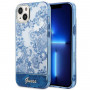 Guess GUHCP14MHGPLHB etui hardcase do Apple iPhone 14 Plus / 15 Plus, Porcelain Collection, niebieskie