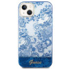 Guess GUHCP14MHGPLHB etui hardcase do Apple iPhone 14 Plus / 15 Plus, Porcelain Collection, niebieskie