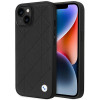 BMW BMHCP14S22RQDK Leather Quilted twarde etui do iPhone 14 6,1", czarne