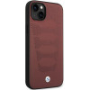 BMW BMHCP14S22RPSR etui do iPhone 14, bordowe, Leather Seats Pattern