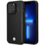 BMW BMHMP14X22RFGK Leather Diamond Pattern MagSafe etui do Apple iPhone 14 Pro Max 6,7″, czarne
