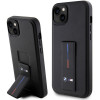 BMW BMHCP14M22GSLK Grip Stand Hot Stamp sztywne etui do Apple iPhone 14 Plus / 15 Plus, czarne
