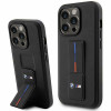 BMW BMHCP14X22GSLK Grip Stand Hot Stamp sztywne etui do Apple iPhone 14 Pro Max, czarne
