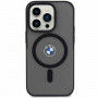 BMW BMHMP14MDSLK Signature MagSafe sztywne etui do Apple iPhone 14 Plus / 15 Plus, czarne