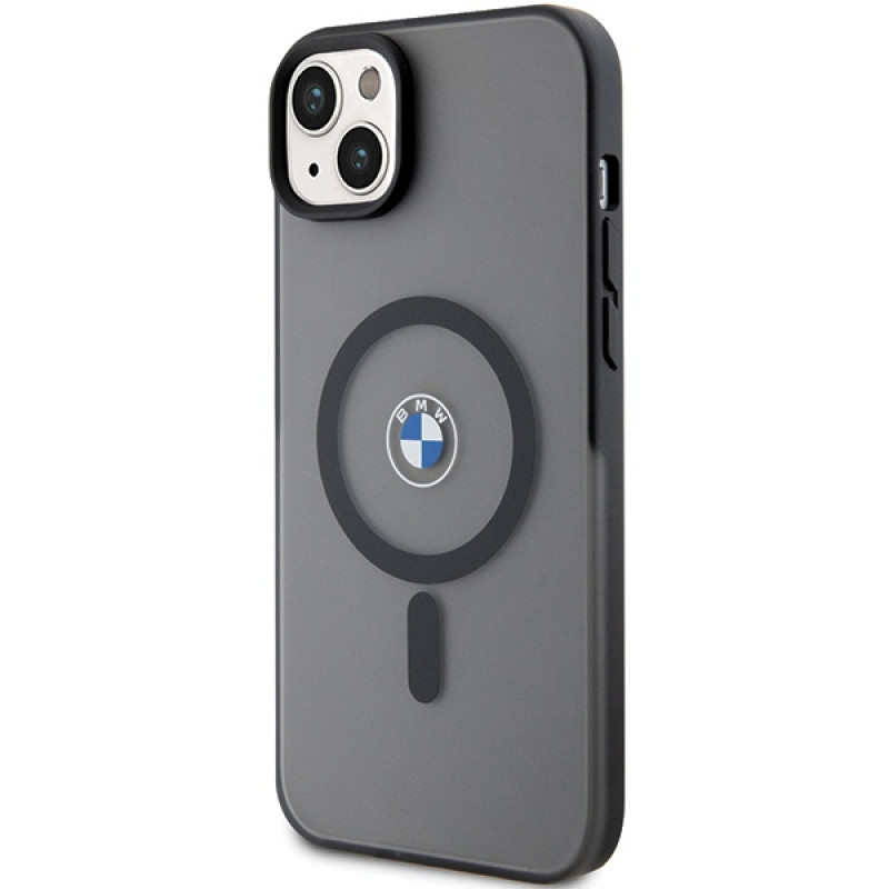 BMW BMHMP14MDSLK Signature MagSafe sztywne etui do Apple iPhone 14 Plus / 15 Plus, czarne