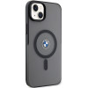 BMW BMHMP14MDSLK Signature MagSafe sztywne etui do Apple iPhone 14 Plus / 15 Plus, czarne