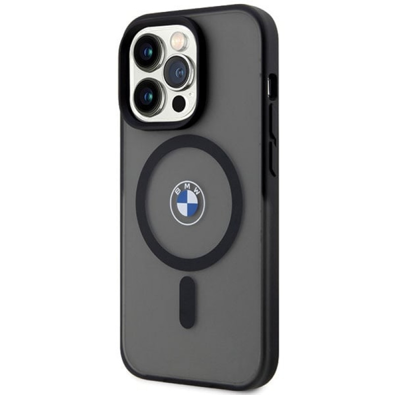 BMW BMHMP14LDSLK Signature MagSafe sztywne etui do Apple iPhone 14 Pro, czarne