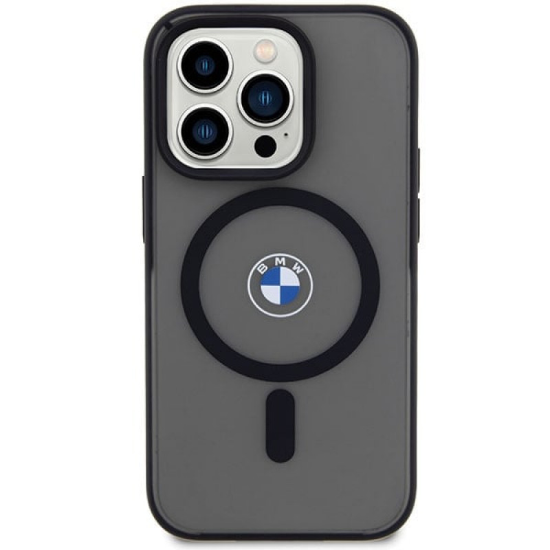 BMW BMHMP14LDSLK Signature MagSafe sztywne etui do Apple iPhone 14 Pro, czarne