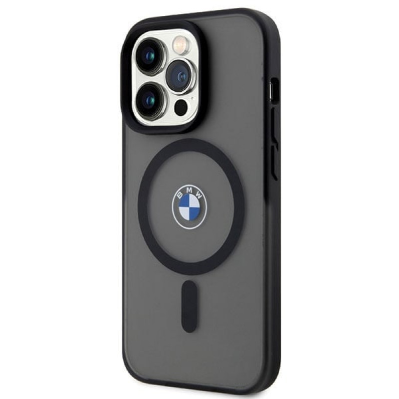 BMW BMHMP14XDSLK Signature MagSafe sztywne etui do Apple iPhone 14 Pro Max, czarne