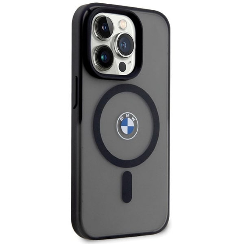 BMW BMHMP14XDSLK Signature MagSafe sztywne etui do Apple iPhone 14 Pro Max, czarne