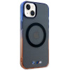 BMW BMHMP14MHTGE Gradient Bumper MagSafe sztywne etui do Apple iPhone 14 Plus / 15 Plus, szare