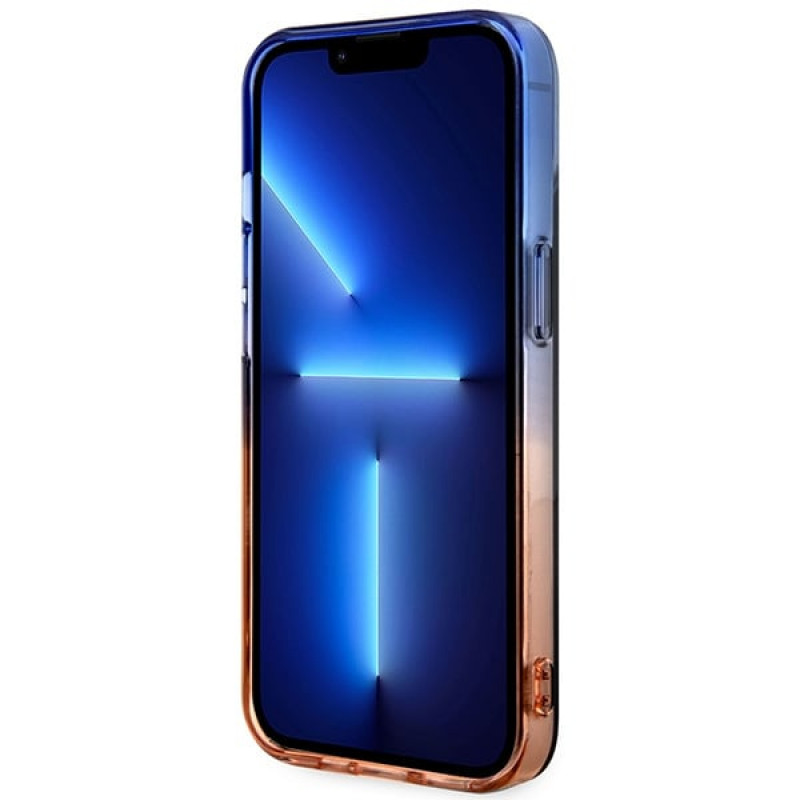 BMW BMHMP14MHTGE Gradient Bumper MagSafe sztywne etui do Apple iPhone 14 Plus / 15 Plus, szare
