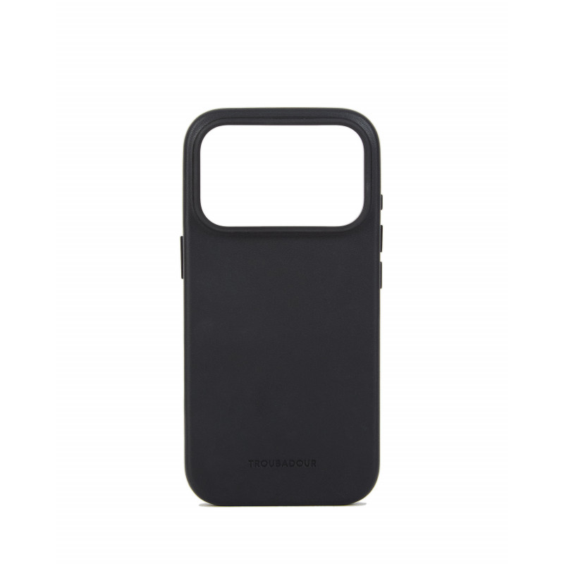 Mujjo Troubadour skórzane etui do Apple iPhone 18 Pro / 17 Pro, MagSafe, czarne