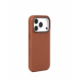 Mujjo Troubadour skórzane etui do Apple iPhone 18 Pro / 17 Pro, MagSafe, jasnobrązowe