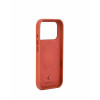 Mujjo Troubadour skórzane etui do Apple iPhone 18 Pro / 17 Pro, MagSafe, terakotowe