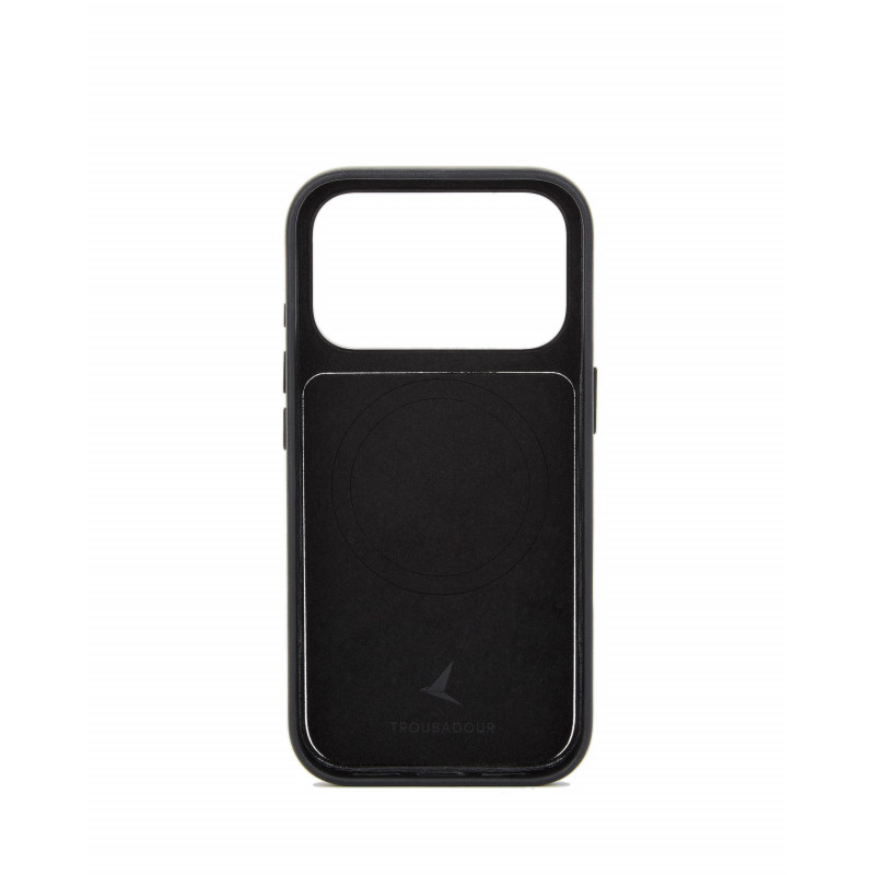 Mujjo Troubadour Modular skórzane etui do Apple iPhone 18 Pro / 17 Pro, MagSafe, czarne