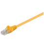 Microconnect B-UTP5075Y kabel krosowy Cat5e U/UTP, 7,5 m, RJ-45, żółty, PVC