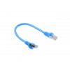 Lanberg PCF6-10CC-0025-B patchcord Cat6 F/UTP, 0,25 m, niebieski