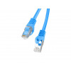 Lanberg PCF6-10CC-0050-B patchcord Cat6 F/UTP, 0,5 m, niebieski