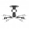 Maclean MC-200 B uchwyt sufitowy do projektora, 54–320 mm, do 13,5 kg, czarny