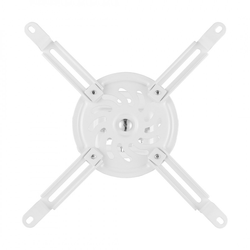 Maclean MC-200 W uchwyt sufitowy do projektorów, stalowy, 54–320 mm, do 13,5 kg, biały
